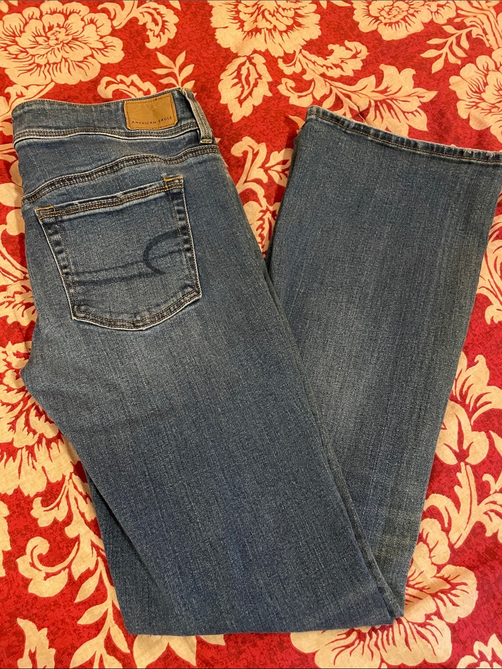 American Eagle Outfitters Women's Medium Blue Boot-Cut Jeans